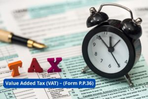 Sample of VAT filing form P.P.36 used in Thailand